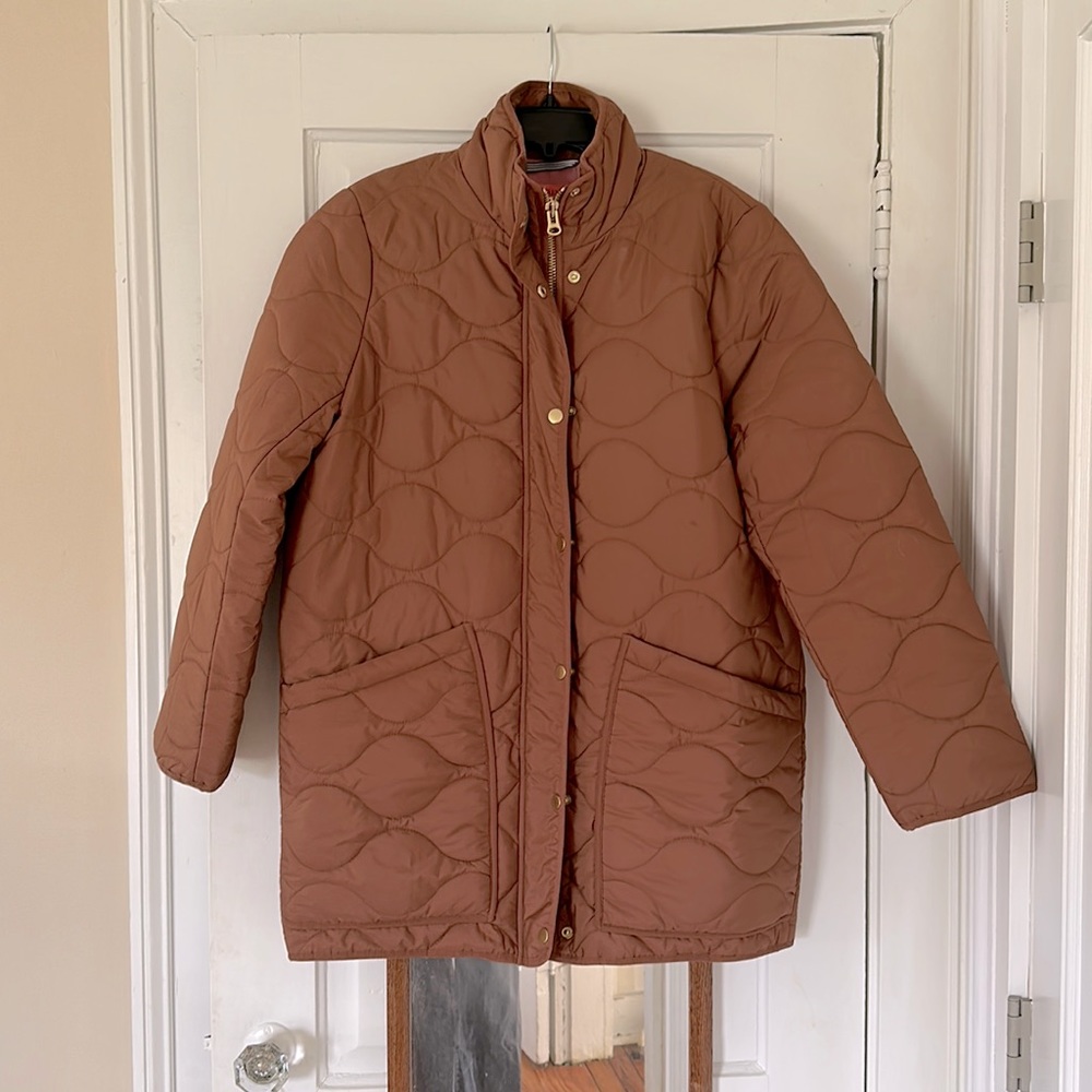 J.Crew Signature Cocoon Quilted Puffer